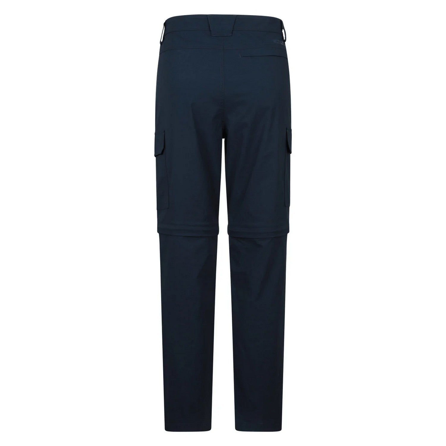 Navy - Back - Mountain Warehouse Mens Delta Stretch Zip-Off Trousers