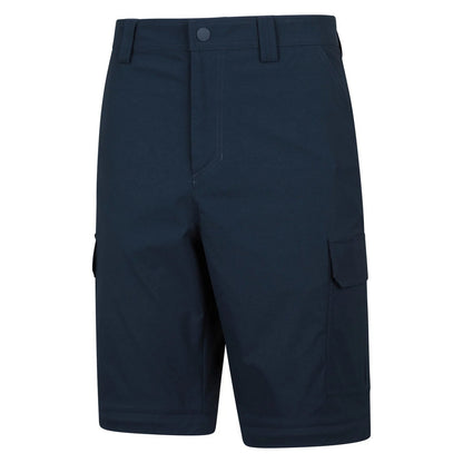 Navy - Lifestyle - Mountain Warehouse Mens Delta Stretch Zip-Off Trousers