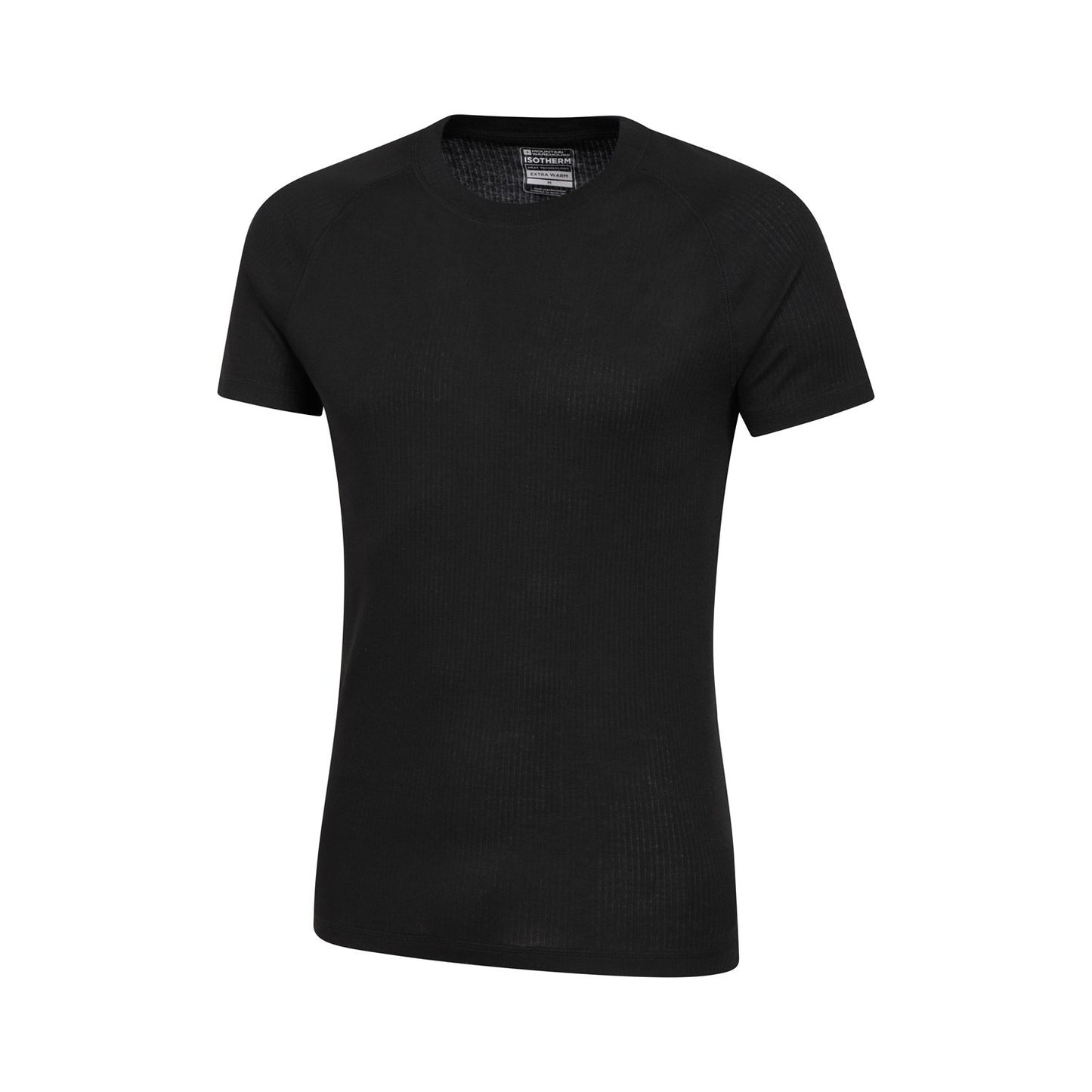 Black - Lifestyle - Mountain Warehouse Mens Talus Round Neck Short-Sleeved Thermal Top