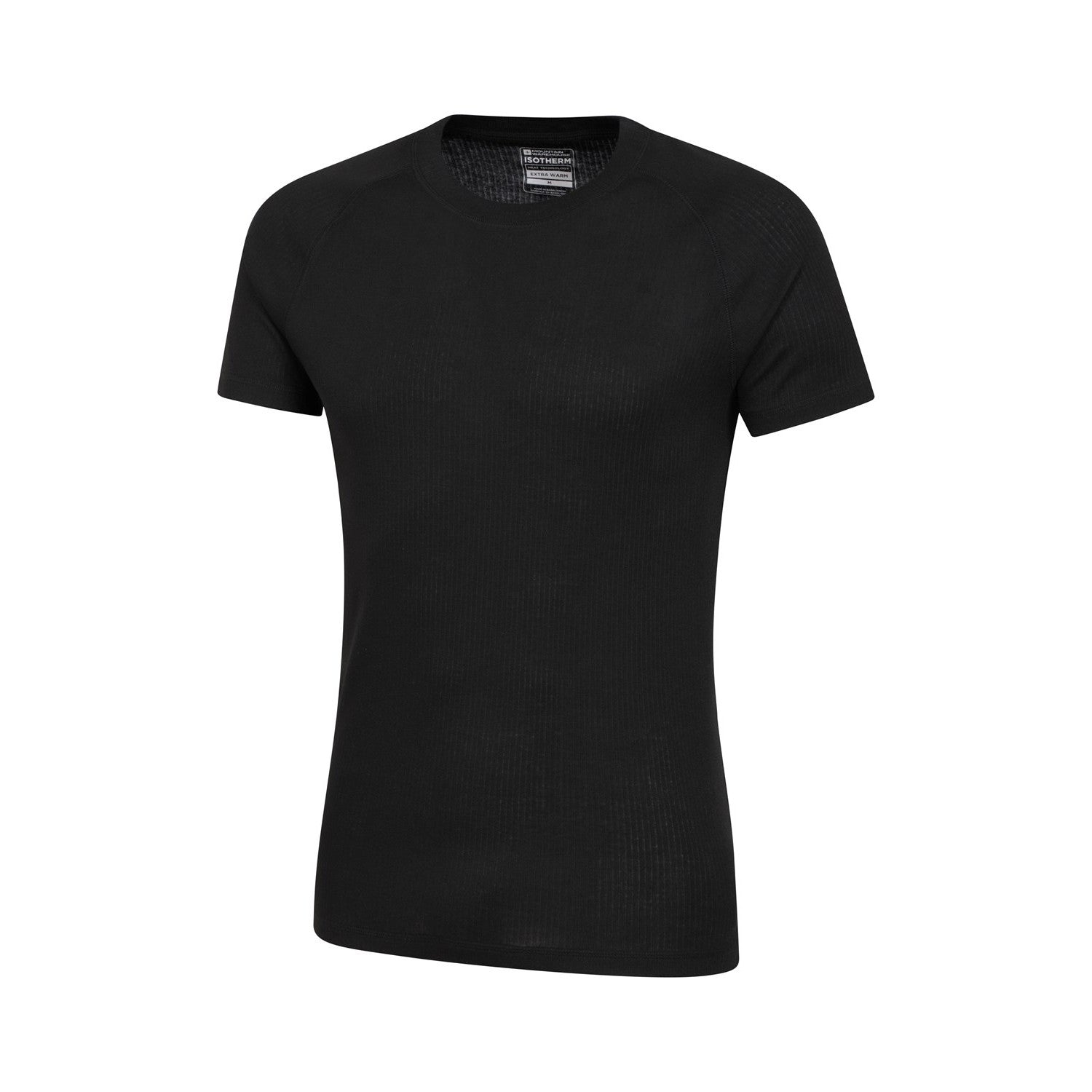 Black - Lifestyle - Mountain Warehouse Mens Talus Round Neck Short-Sleeved Thermal Top