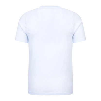 White - Back - Mountain Warehouse Mens Talus Round Neck Short-Sleeved Thermal Top