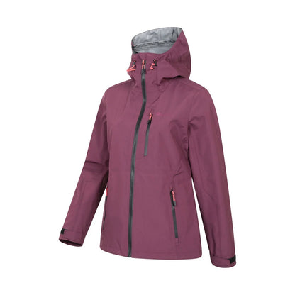 Berry - Side - Mountain Warehouse Womens-Ladies Bachill 3 Layer Waterproof Jacket