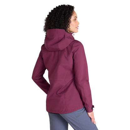 Berry - Pack Shot - Mountain Warehouse Womens-Ladies Bachill 3 Layer Waterproof Jacket