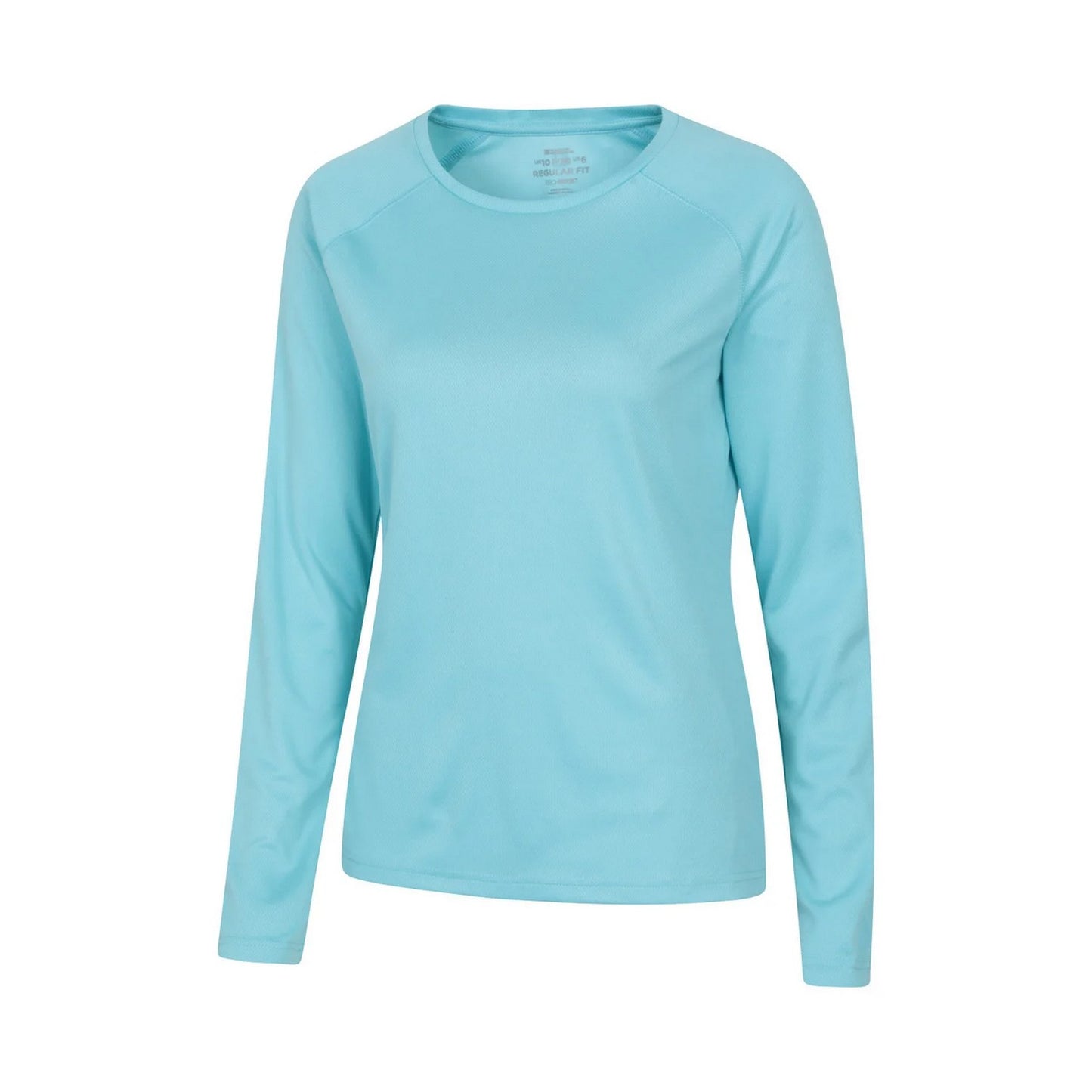 Light Blue - Side - Mountain Warehouse Womens-Ladies Endurance Long-Sleeved Top