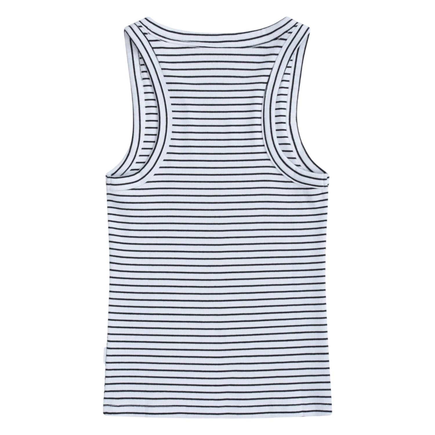Green - Back - Animal Womens-Ladies Ribbed Tank Top