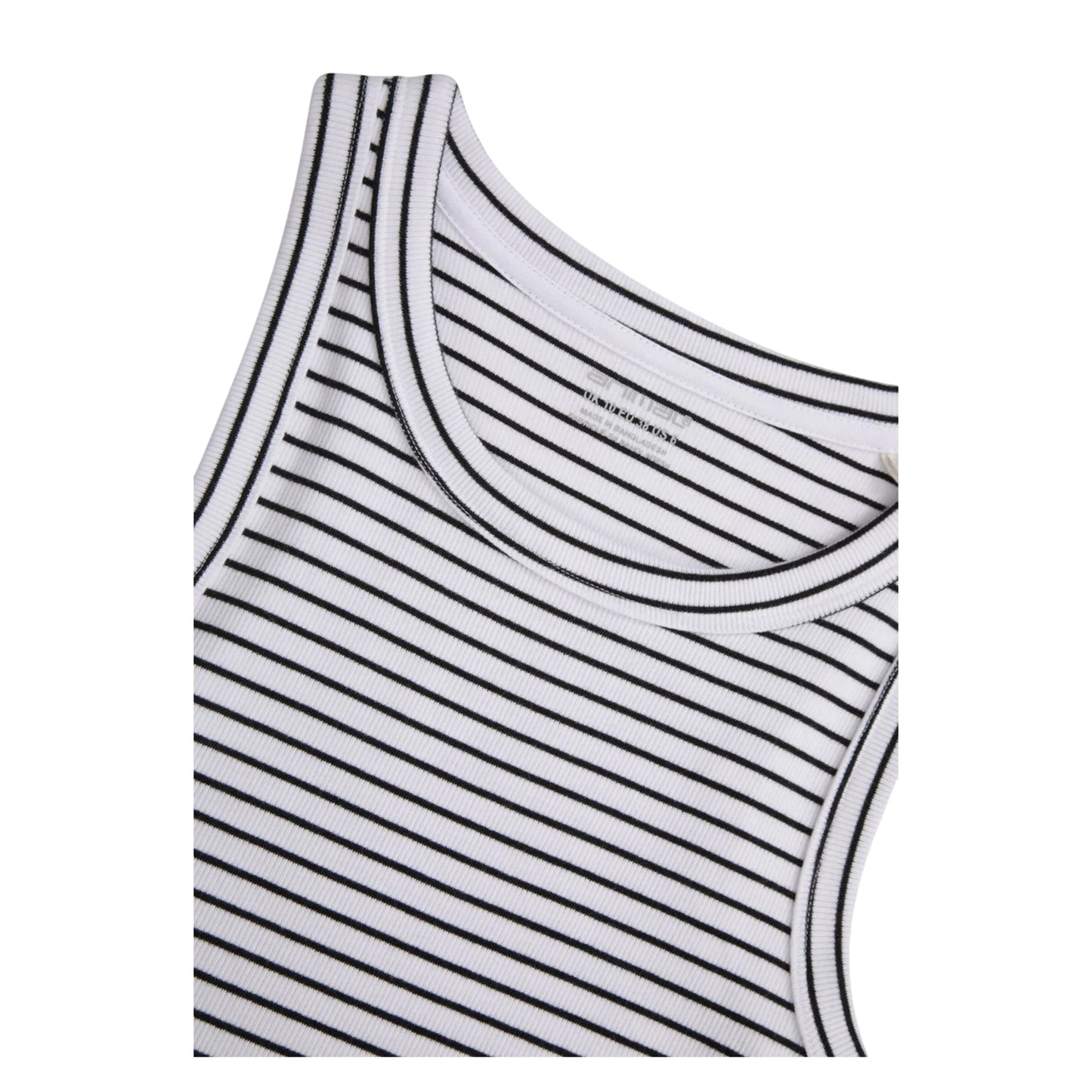 Green - Side - Animal Womens-Ladies Ribbed Tank Top