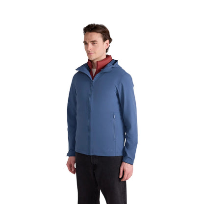 Blue - Front - Animal Mens Torino Packable Soft Shell Jacket