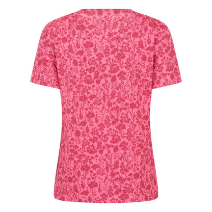 Pink - Back - Mountain Warehouse Womens-Ladies Floral T-Shirt