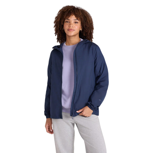 Navy - Front - Animal Womens-Ladies Sunrise Lightweight Jacket