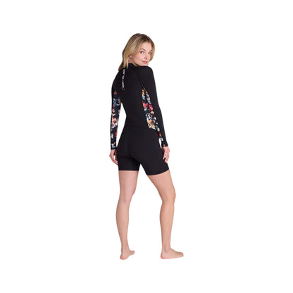 Black - Back - Animal Womens-Ladies Soleil Wetsuit