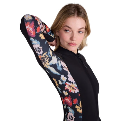 Black - Side - Animal Womens-Ladies Soleil Wetsuit