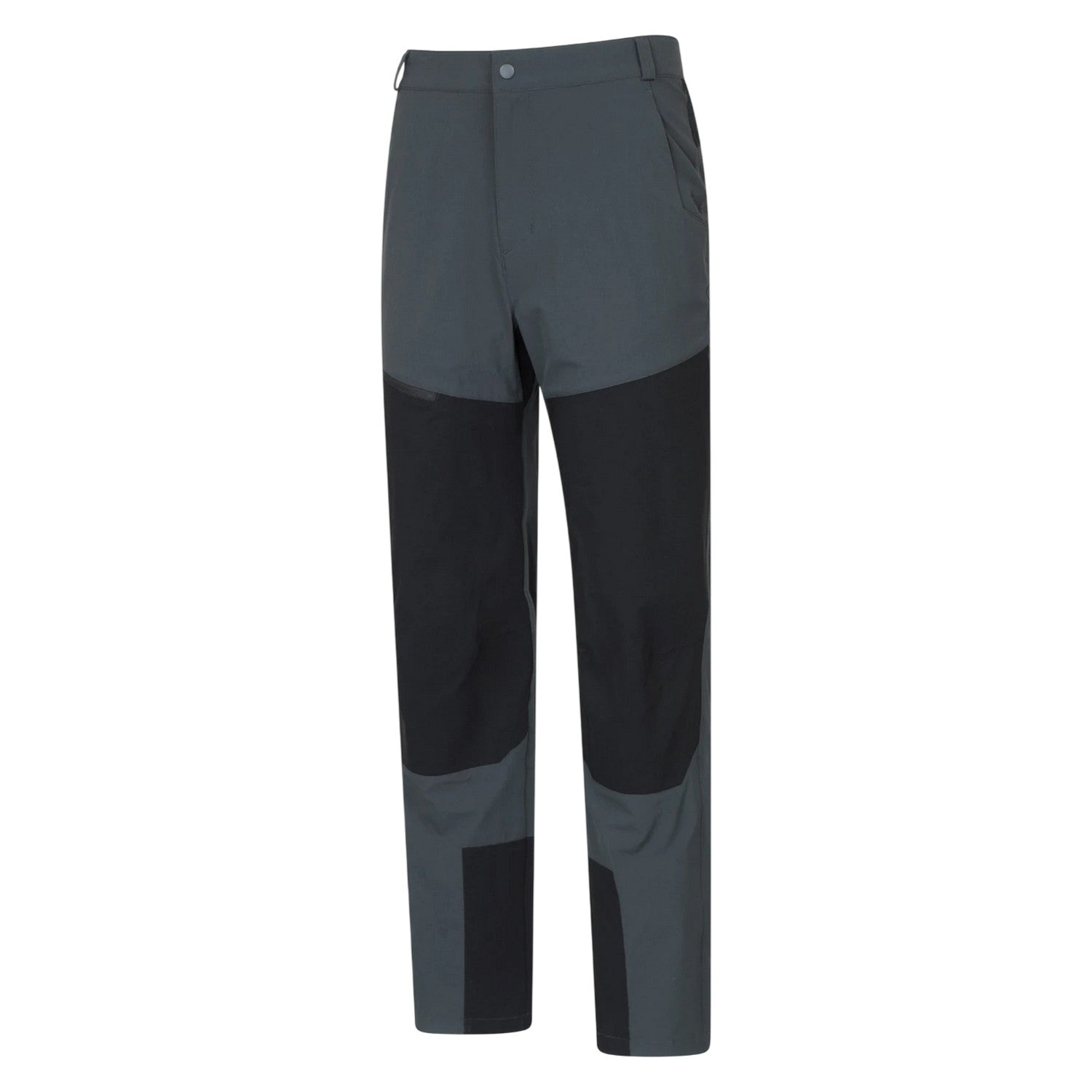 Black - Side - Mountain Warehouse Mens Trailhead Water Resistant Trousers