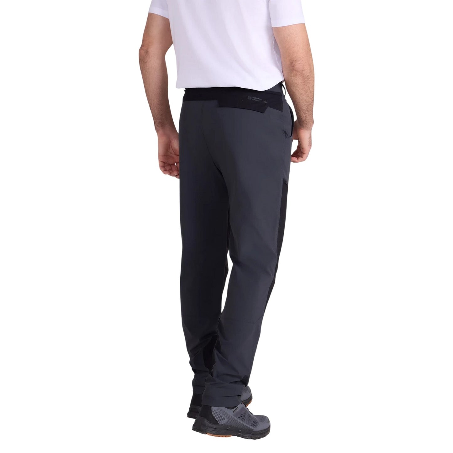 Black - Pack Shot - Mountain Warehouse Mens Trailhead Water Resistant Trousers