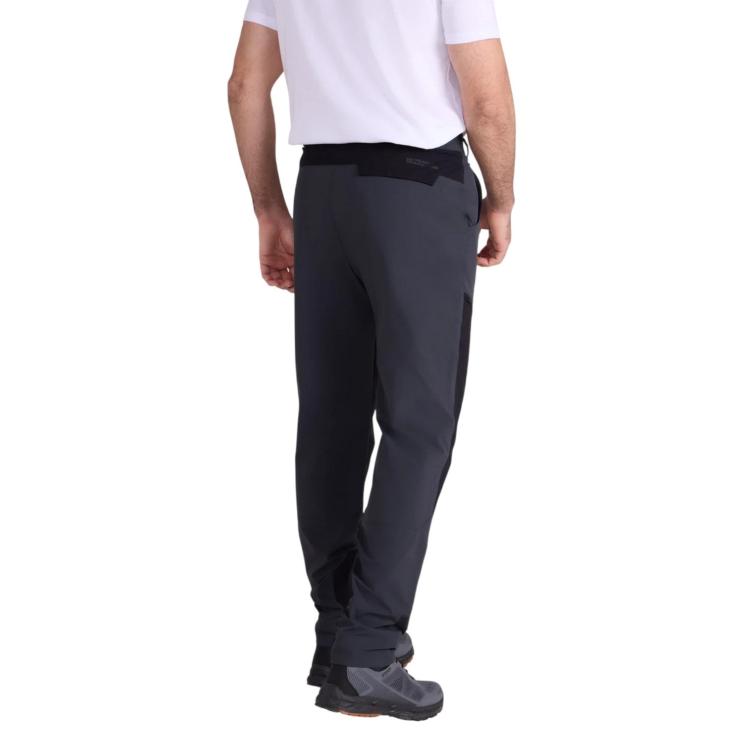 Black - Pack Shot - Mountain Warehouse Mens Trailhead Water Resistant Trousers