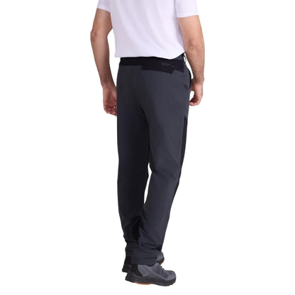 Black - Pack Shot - Mountain Warehouse Mens Trailhead Water Resistant Trousers