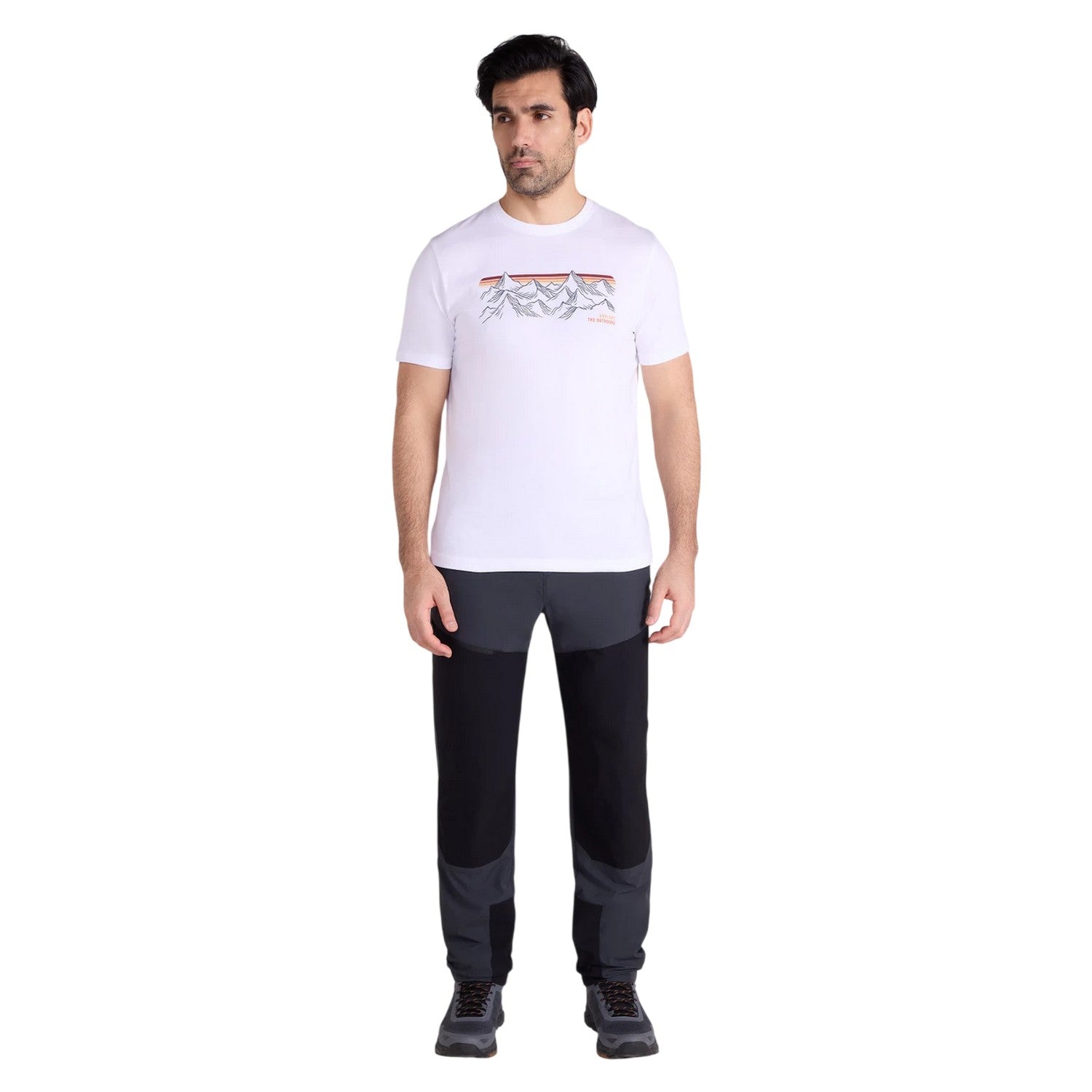 Black - Close up - Mountain Warehouse Mens Trailhead Water Resistant Trousers