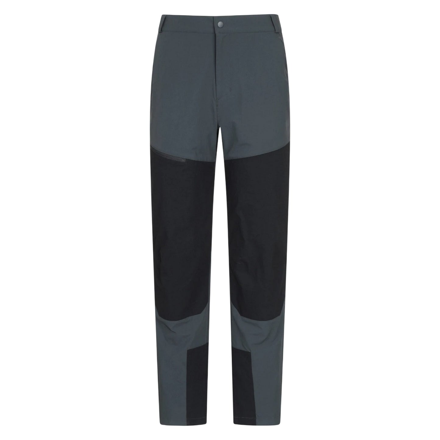 Black - Front - Mountain Warehouse Mens Trailhead Water Resistant Trousers
