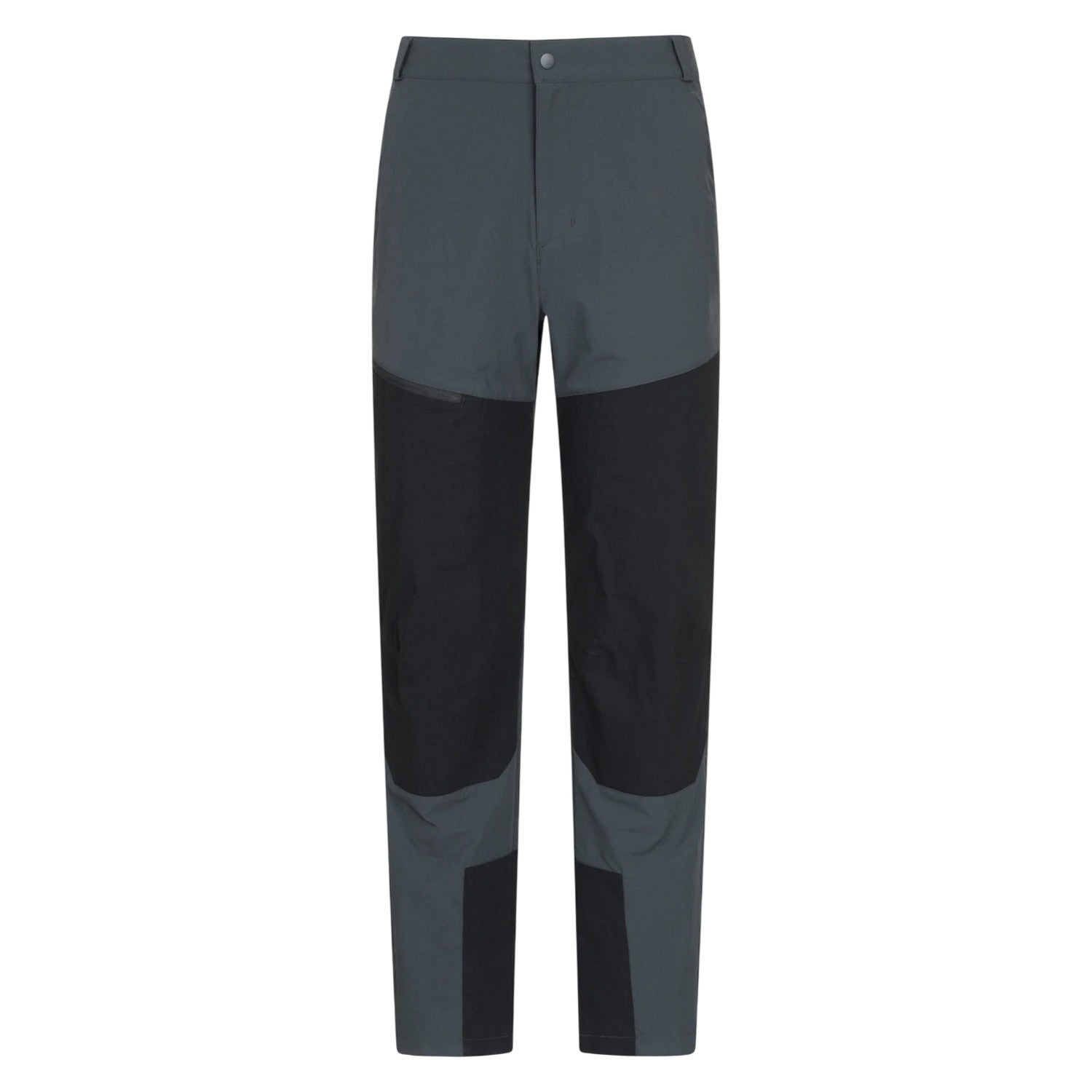 Black - Front - Mountain Warehouse Mens Trailhead Water Resistant Trousers