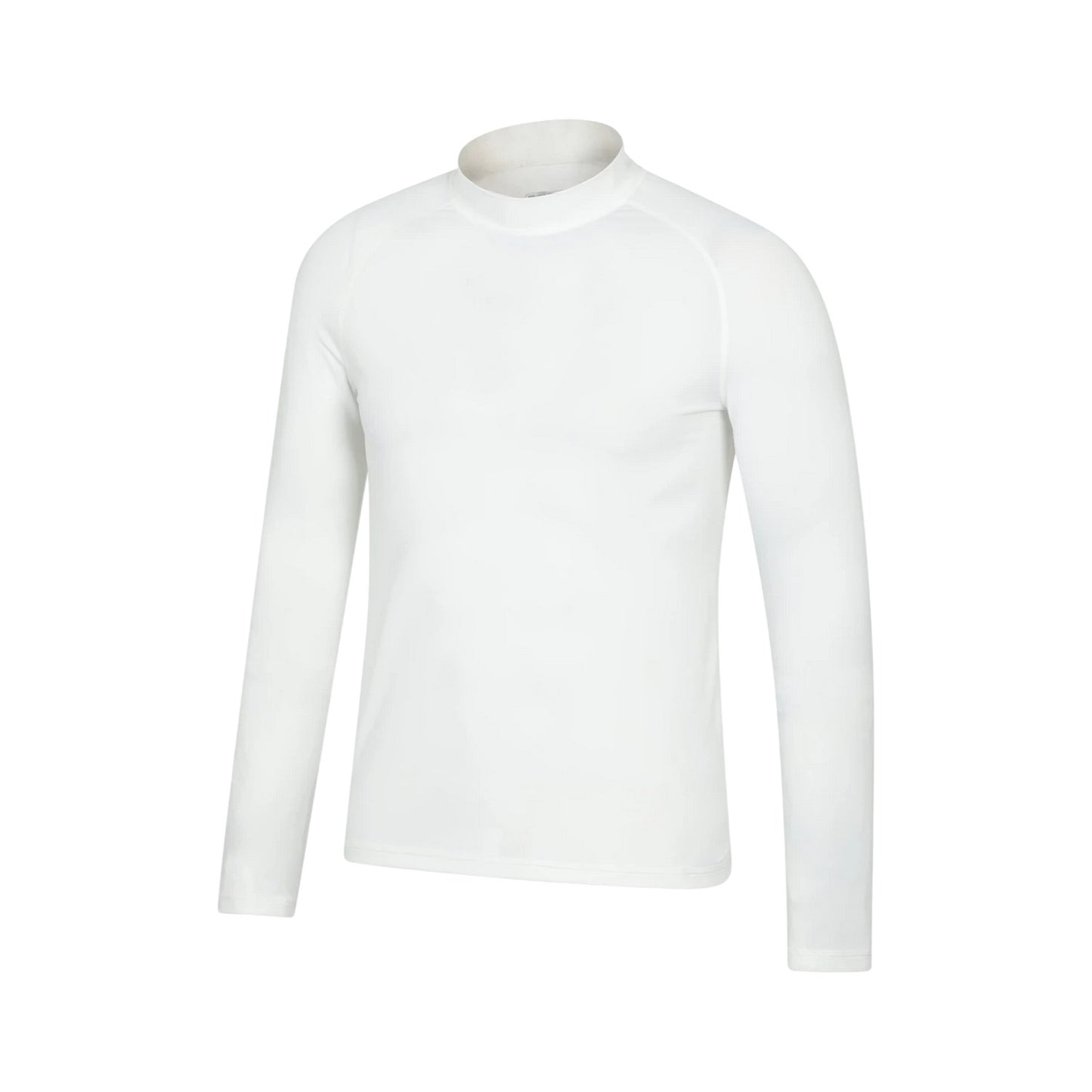 White - Side - Mountain Warehouse Mens Plain Long-Sleeved Rash Top