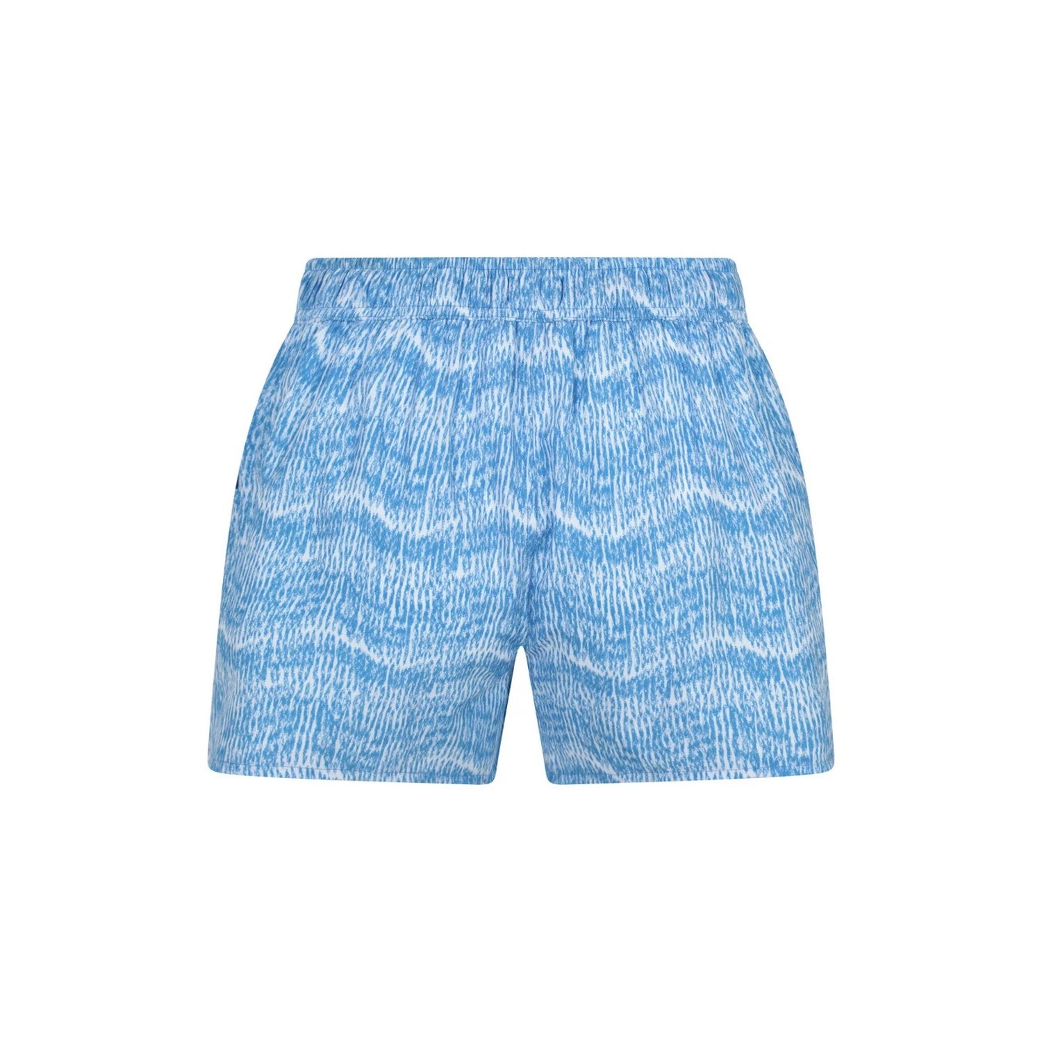 Blue - Back - Mountain Warehouse Womens-Ladies Patterned Stretch Boardshorts
