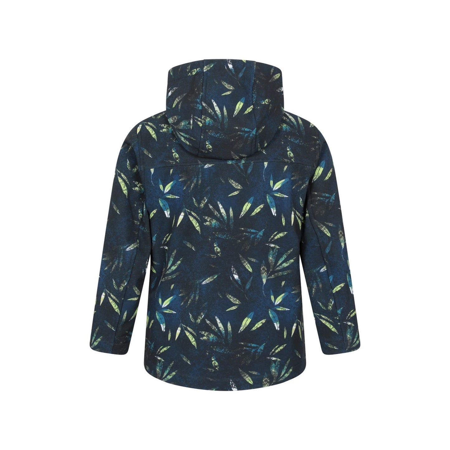 Petrol - Back - Mountain Warehouse Childrens-Kids Exodus Water Resistant Soft Shell Jacket