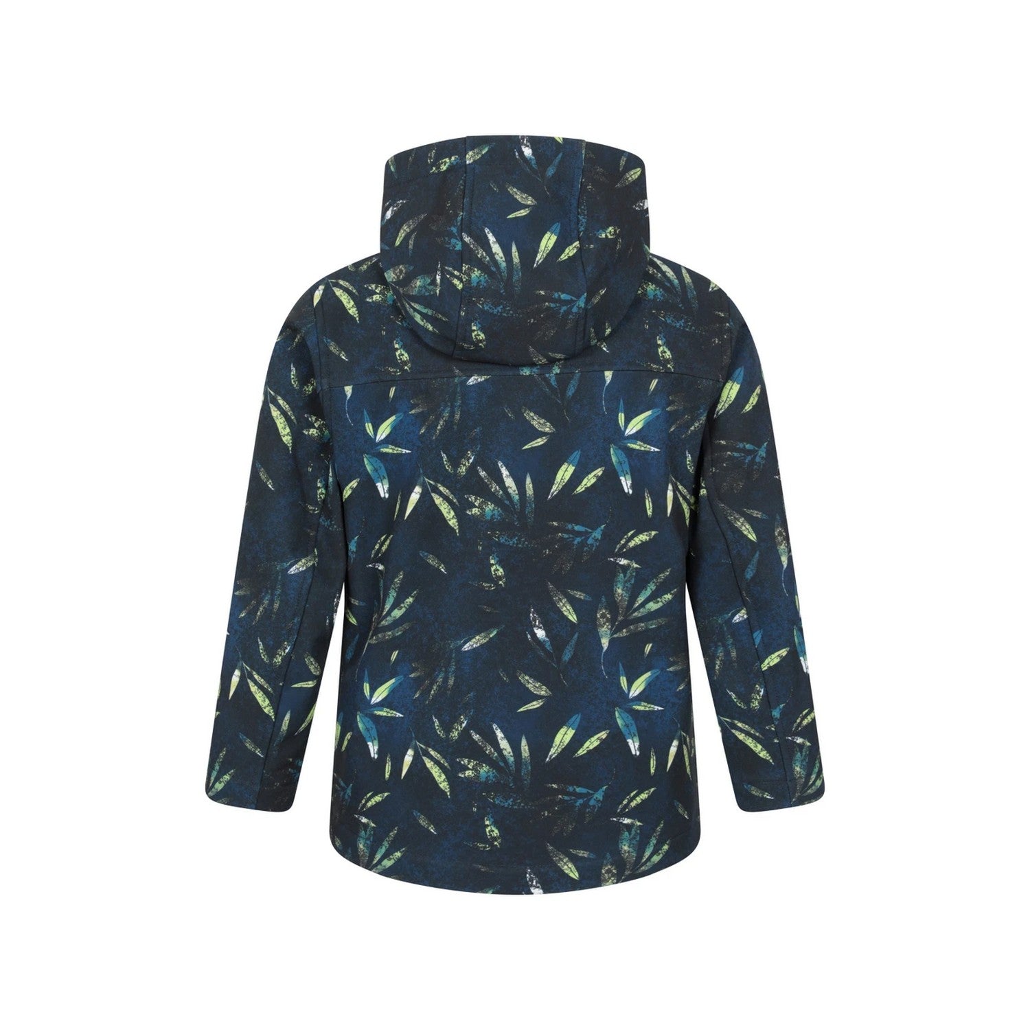 Petrol - Back - Mountain Warehouse Childrens-Kids Exodus Water Resistant Soft Shell Jacket