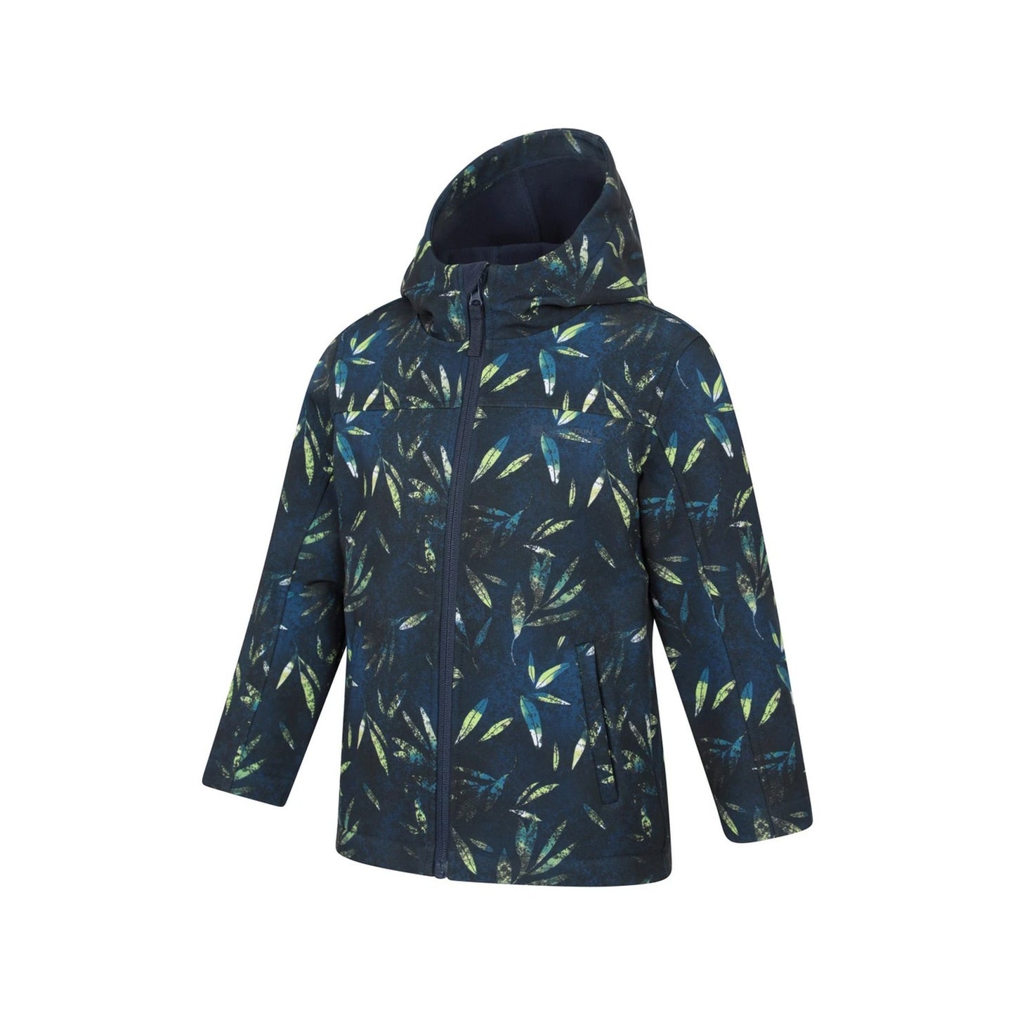Petrol - Side - Mountain Warehouse Childrens-Kids Exodus Water Resistant Soft Shell Jacket