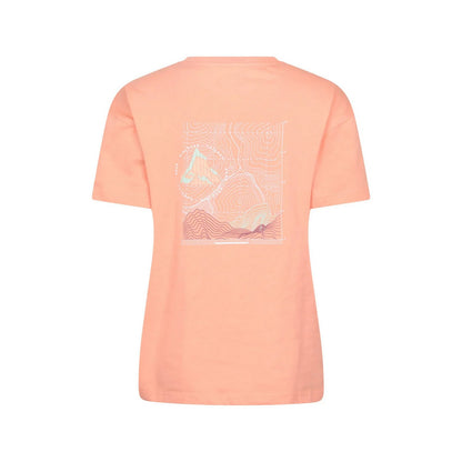 Light Pink - Back - Mountain Warehouse Womens-Ladies Techy Mountain Relaxed Fit T-Shirt