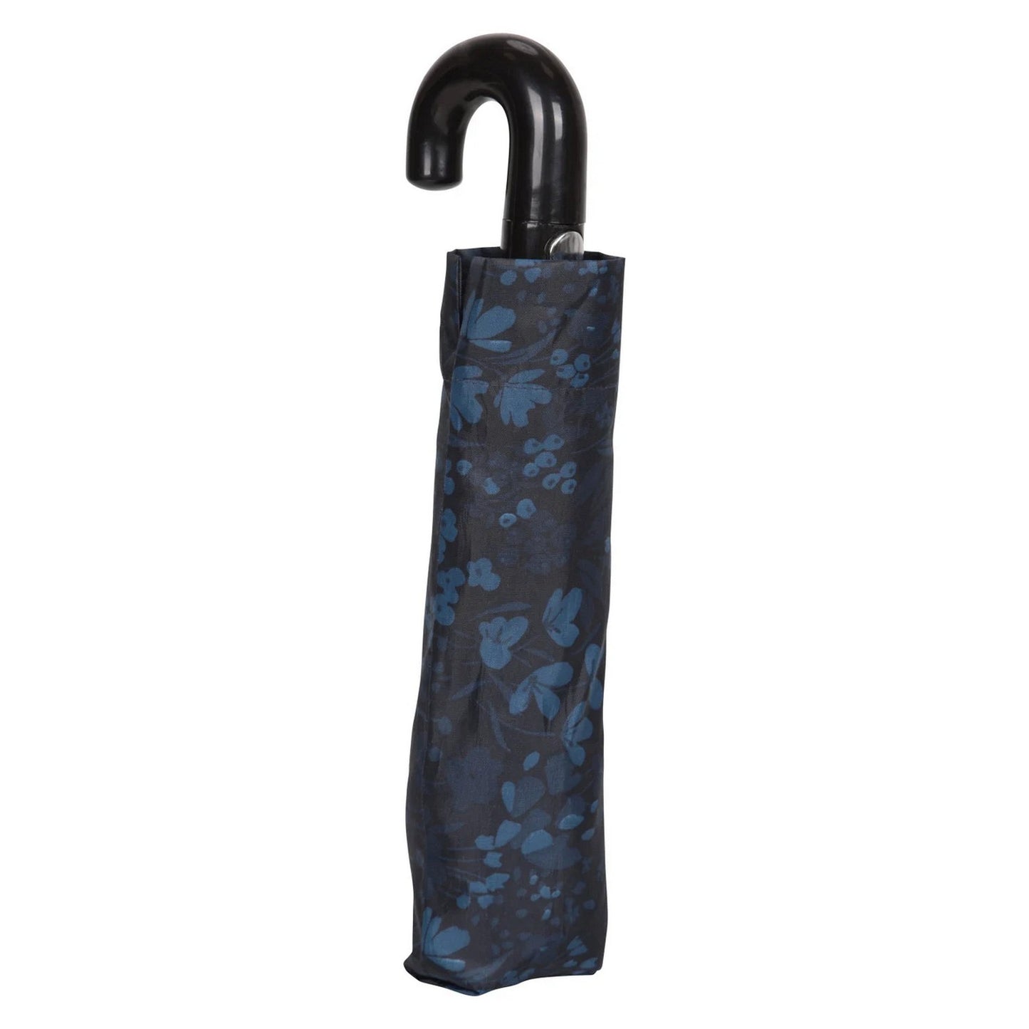 Dark Blue - Side - Mountain Warehouse Floral Walking Folding Umbrella