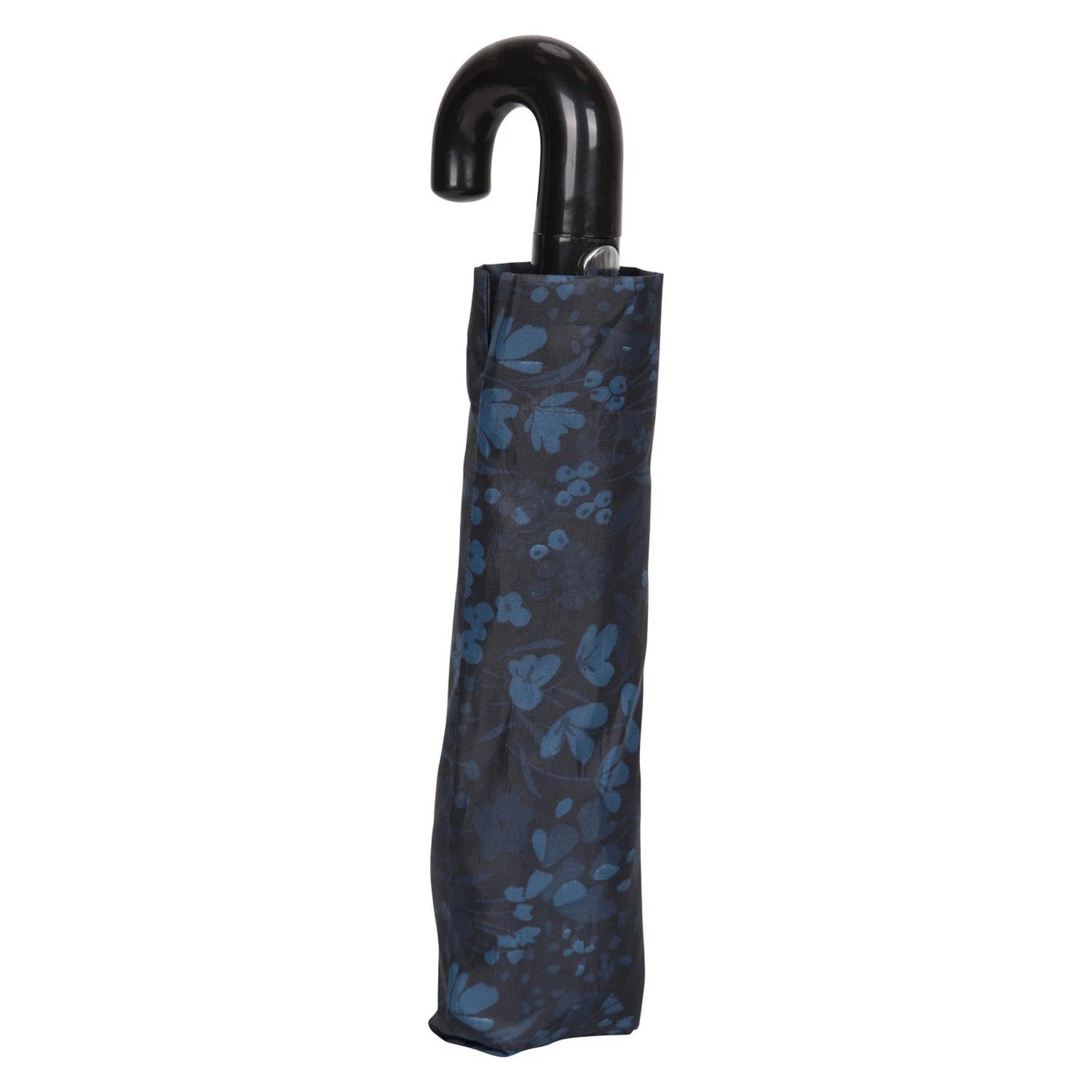 Dark Blue - Side - Mountain Warehouse Floral Walking Folding Umbrella