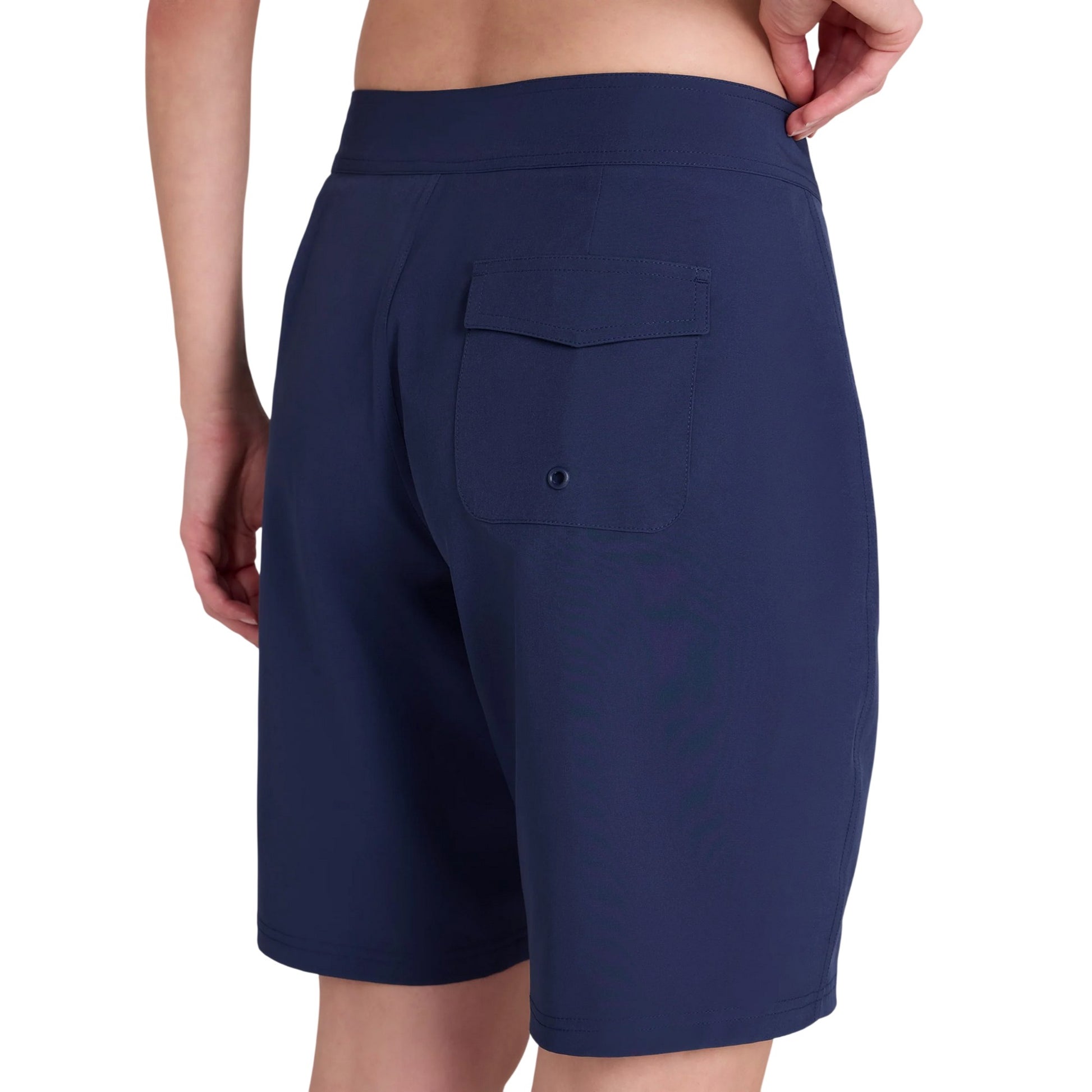 Navy - Back - Animal Womens-Ladies Nora Quick Dry Floral Board Shorts