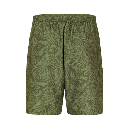 Dark Khaki - Back - Mountain Warehouse Mens Ocean Tropical Board Shorts