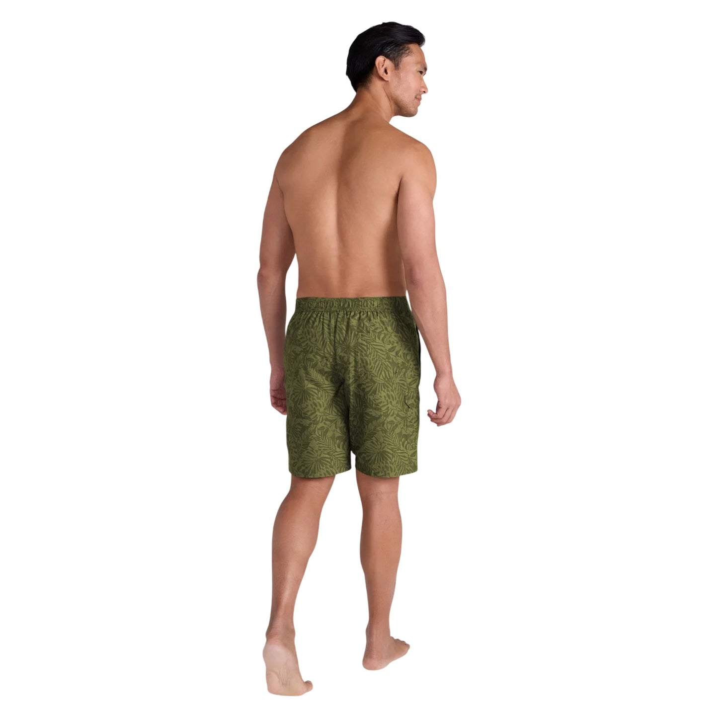 Dark Khaki - Pack Shot - Mountain Warehouse Mens Ocean Tropical Board Shorts
