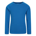 Cobalt - Front - Mountain Warehouse Childrens-Kids Talus Round Neck Base Layer Top