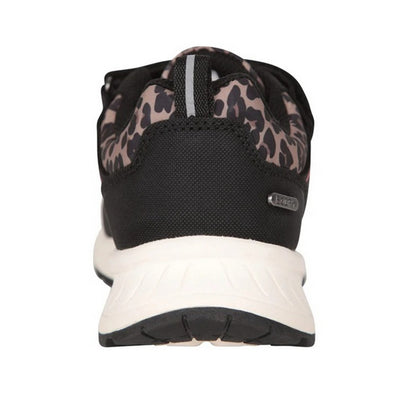 Pink - Back - Mountain Warehouse Childrens-Kids Jupiter Adaptive Leopard Waterproof Trainers