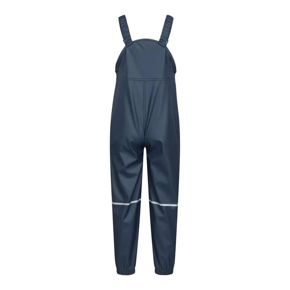 Dark Blue - Pack Shot - Mountain Warehouse Childrens-Kids Dinosaur Waterproof Jacket And Trousers Set