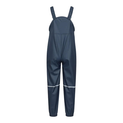 Dark Blue - Pack Shot - Mountain Warehouse Childrens-Kids Dinosaur Waterproof Jacket And Trousers Set