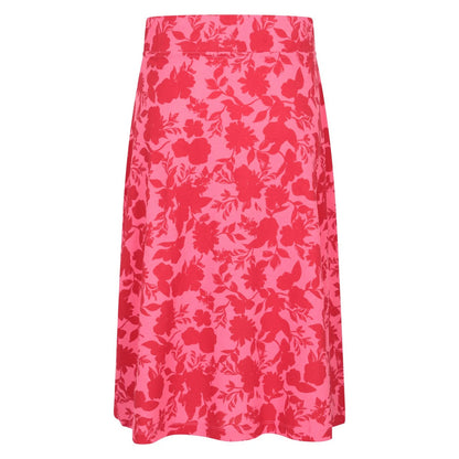 Red - Back - Mountain Warehouse Womens-Ladies Waterfront Midi Skirt