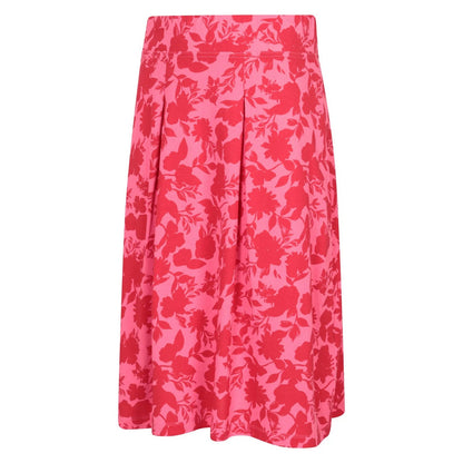 Red - Side - Mountain Warehouse Womens-Ladies Waterfront Midi Skirt