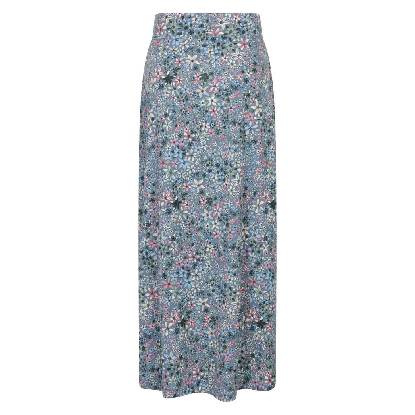 Grey - Back - Mountain Warehouse Womens-Ladies Jersey Maxi Skirt