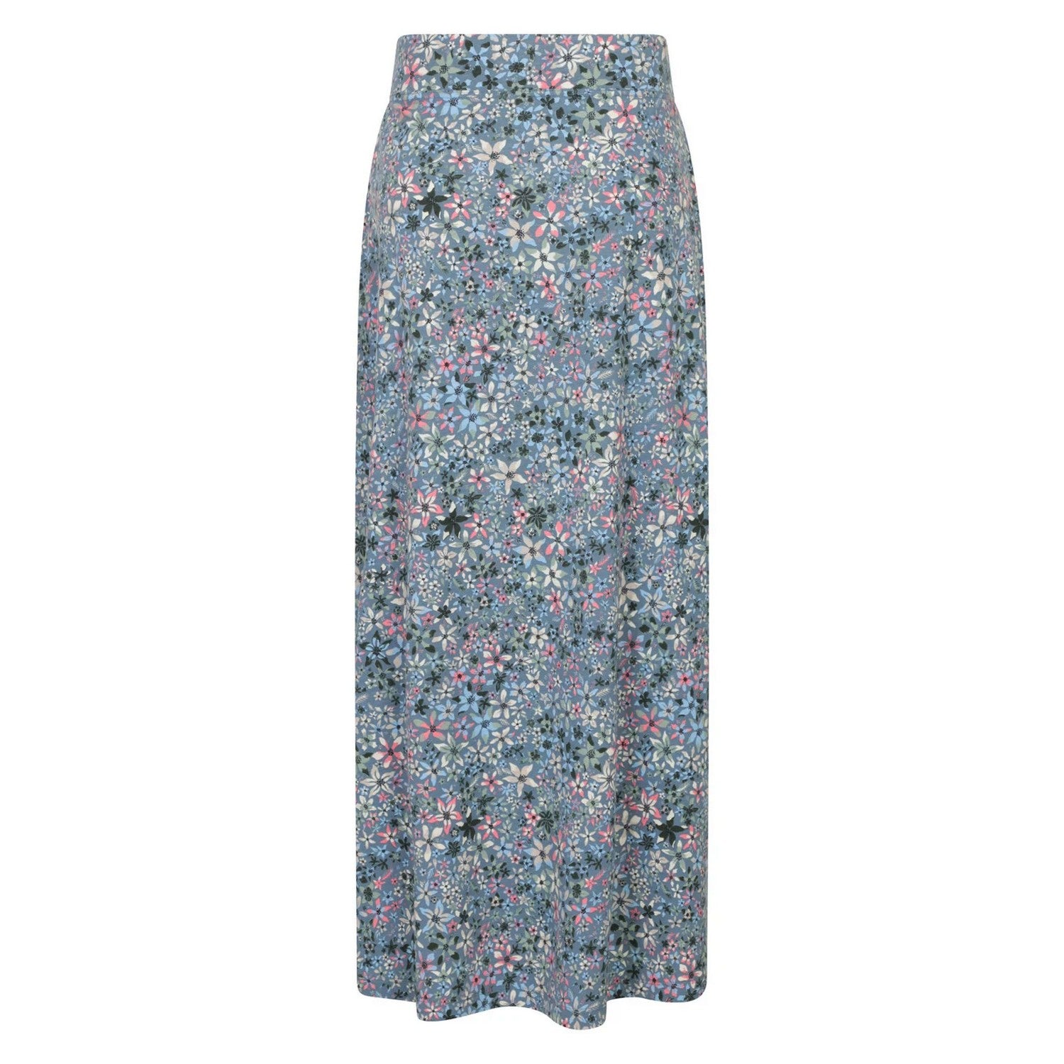 Grey - Back - Mountain Warehouse Womens-Ladies Jersey Maxi Skirt