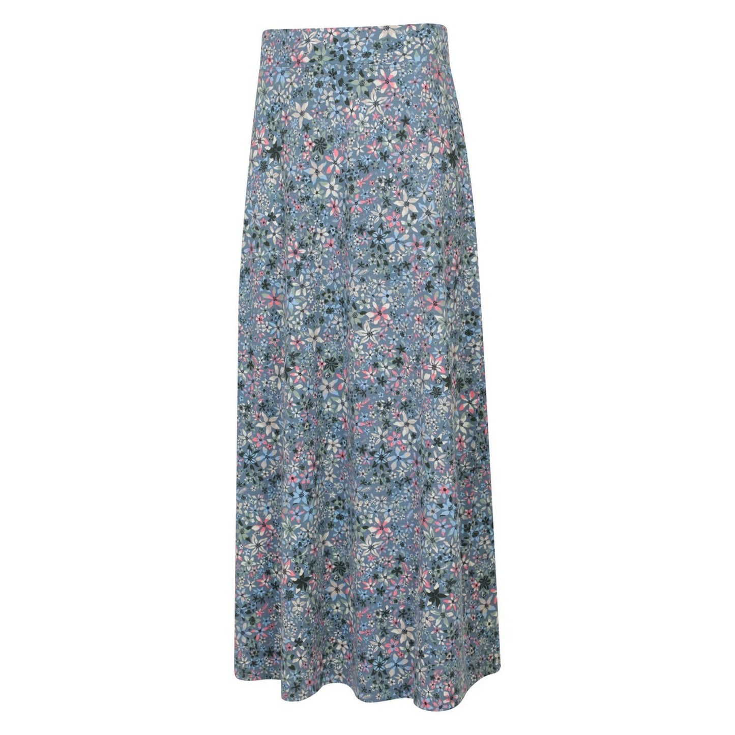Grey - Side - Mountain Warehouse Womens-Ladies Jersey Maxi Skirt