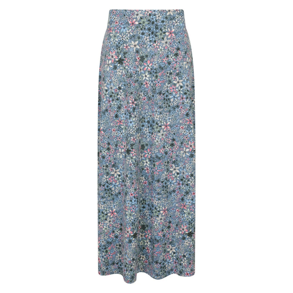 Grey - Front - Mountain Warehouse Womens-Ladies Jersey Maxi Skirt