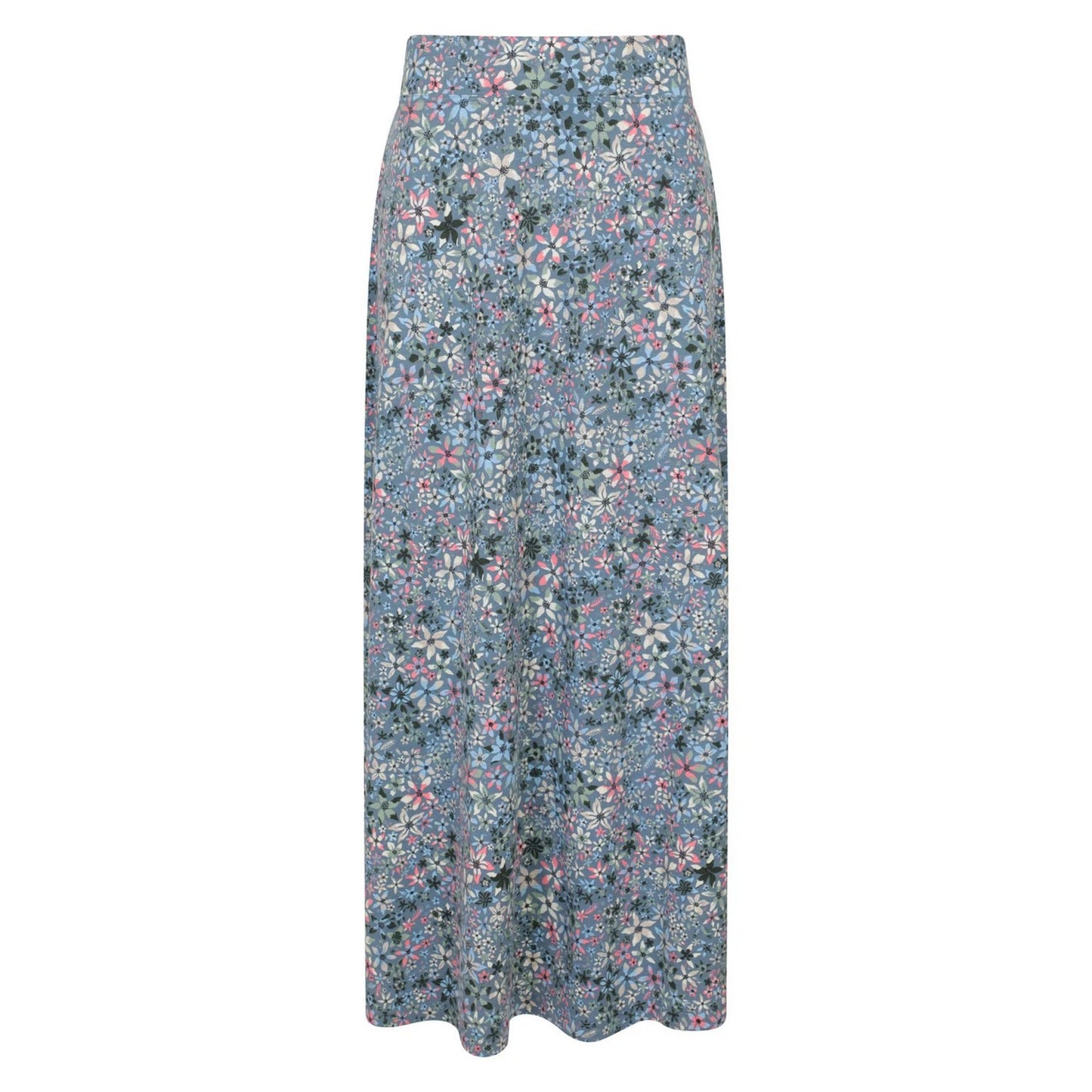 Grey - Front - Mountain Warehouse Womens-Ladies Jersey Maxi Skirt