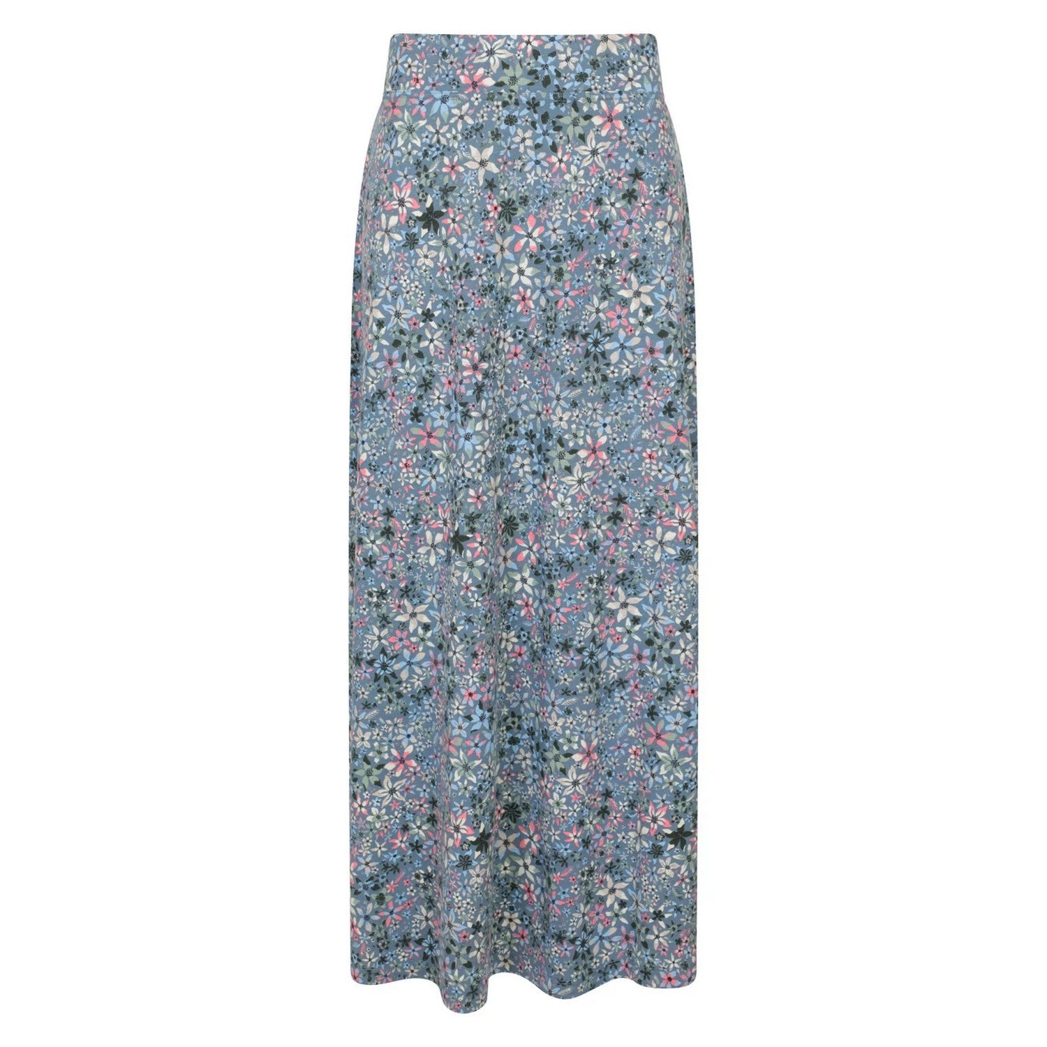 Grey - Front - Mountain Warehouse Womens-Ladies Jersey Maxi Skirt