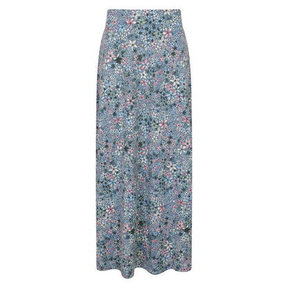 Grey - Front - Mountain Warehouse Womens-Ladies Jersey Maxi Skirt