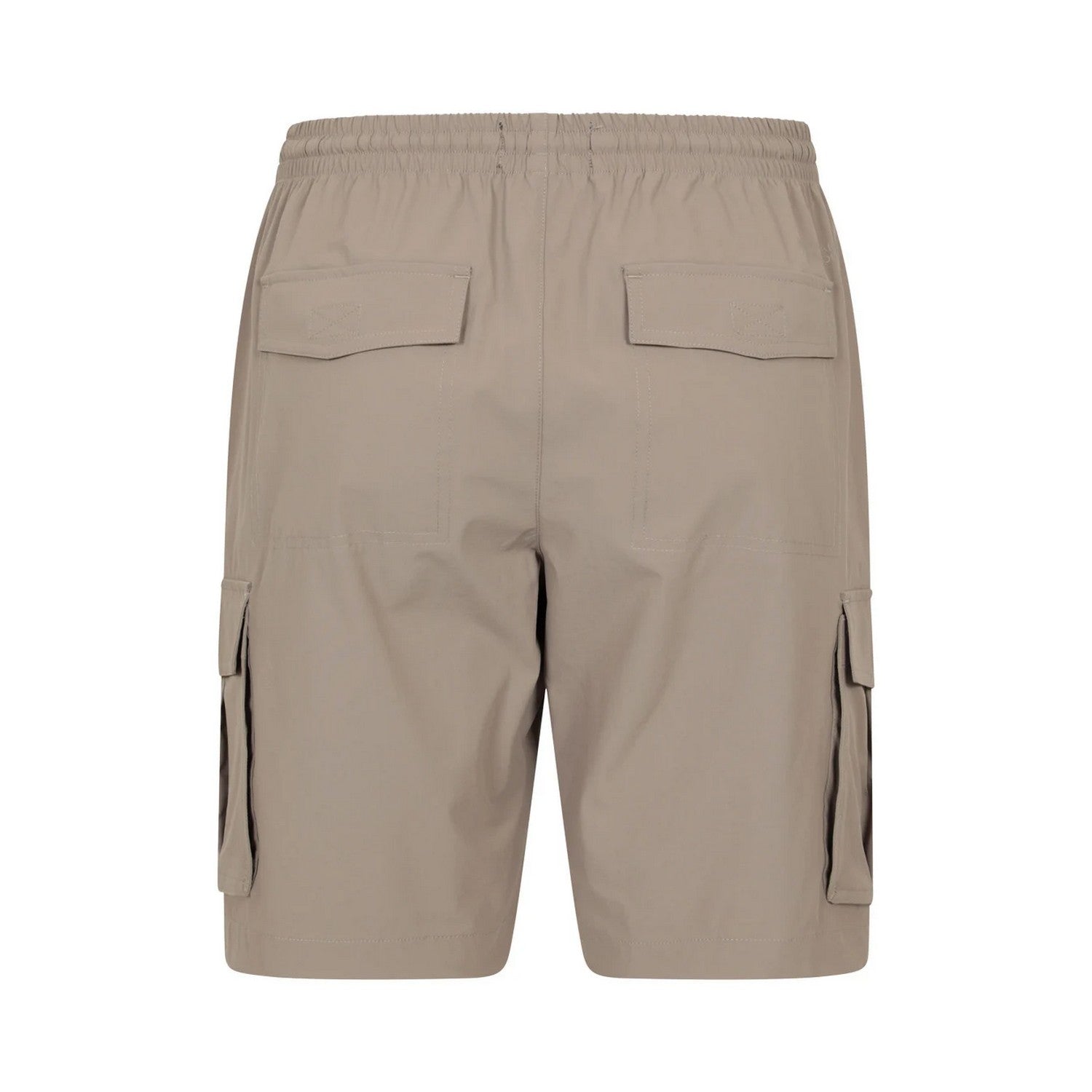 Beige - Back - Mountain Warehouse Mens Everyday Cargo Shorts