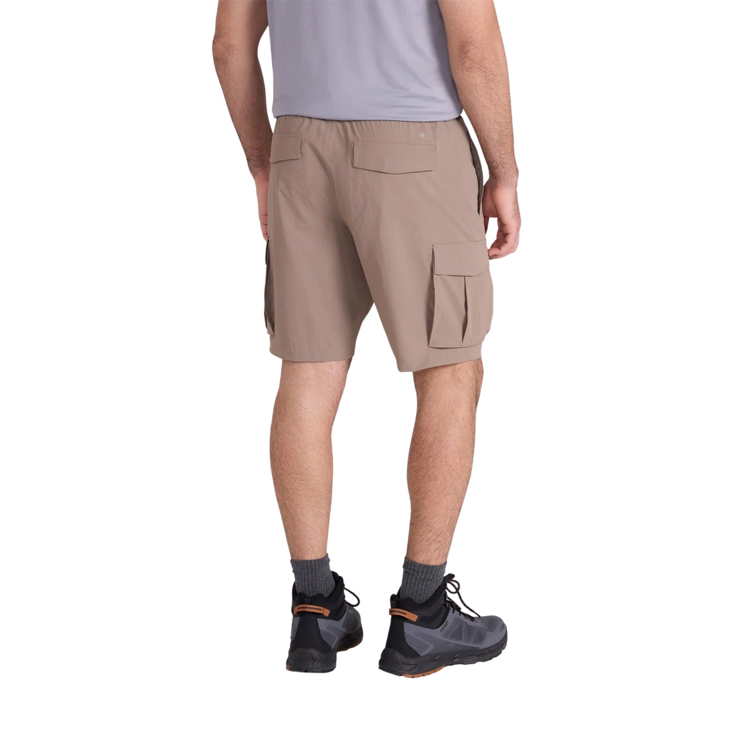 Beige - Pack Shot - Mountain Warehouse Mens Everyday Cargo Shorts