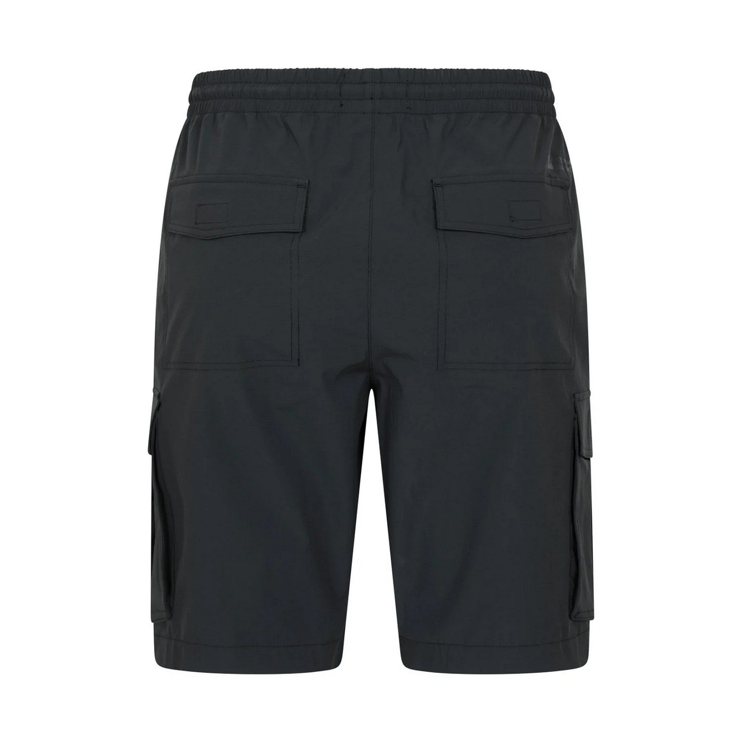 Black - Back - Mountain Warehouse Mens Everyday Cargo Shorts