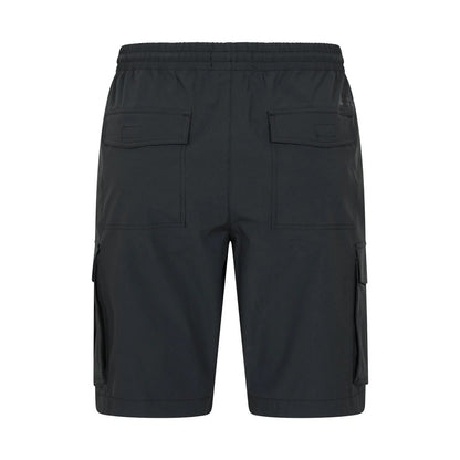 Black - Back - Mountain Warehouse Mens Everyday Cargo Shorts